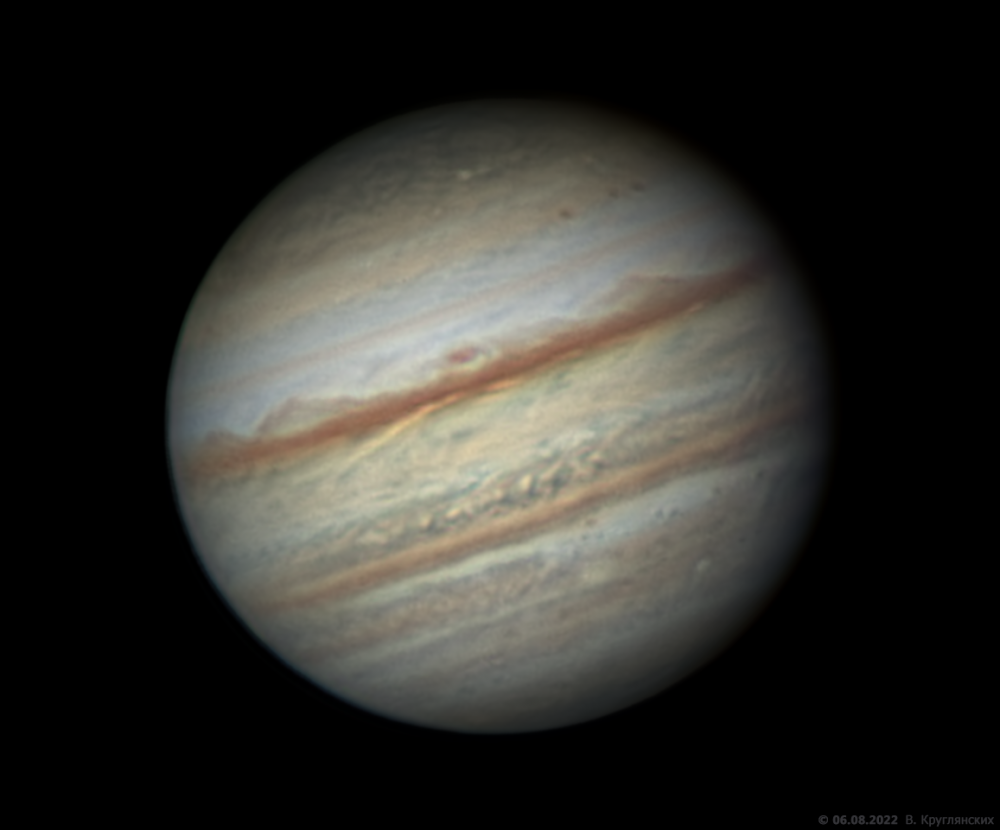 Юпитер 6 августа 2022