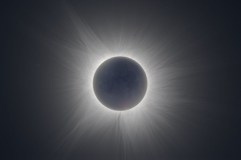 Солнечное затмение 08.04.2024, Мексика (HDR)