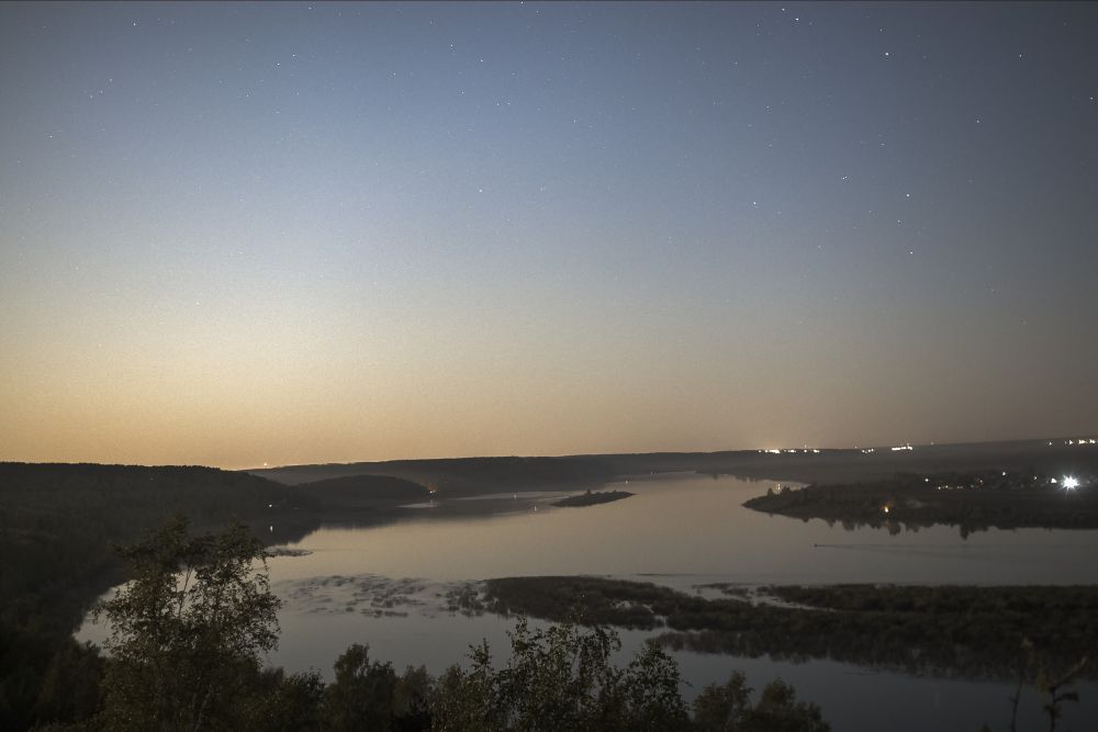Полночь на реке Томь