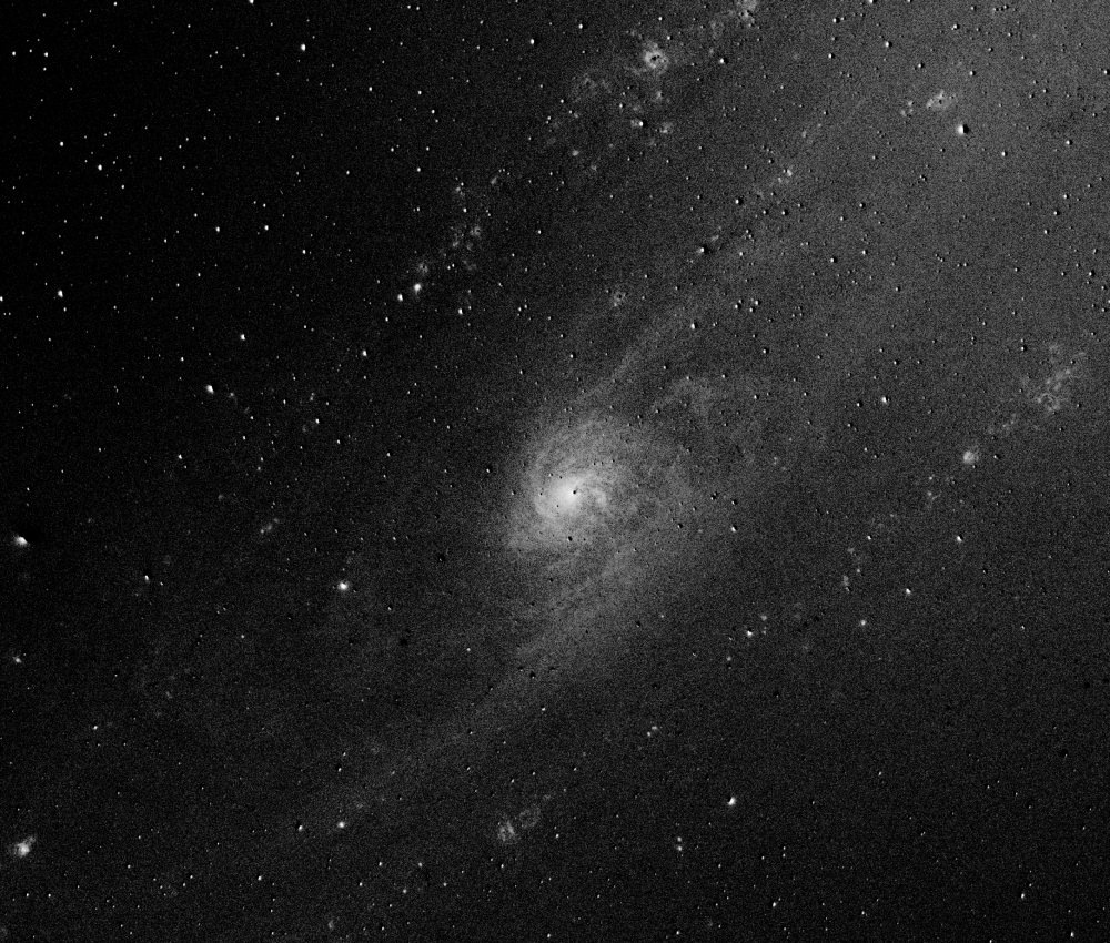 Ядро Галактики Андромеды, М31,  Ha - B