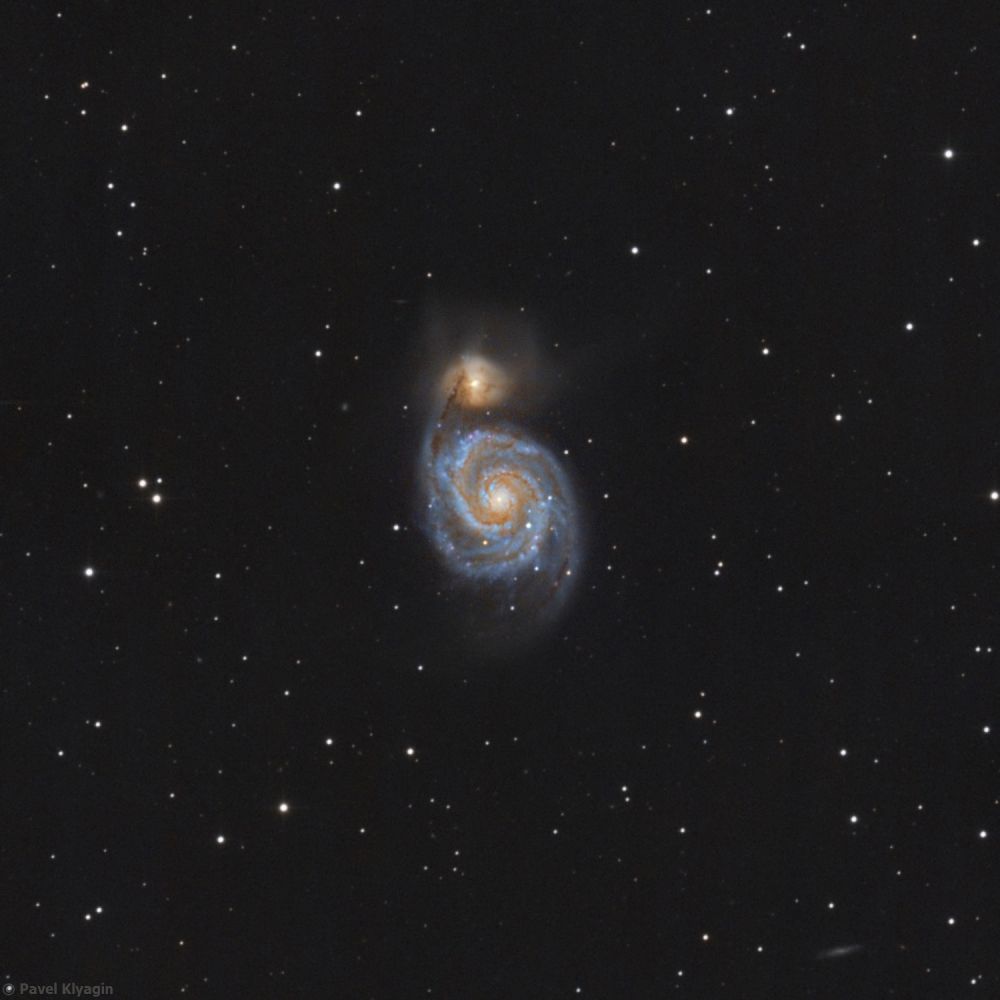 М51 Галактика Водоворот