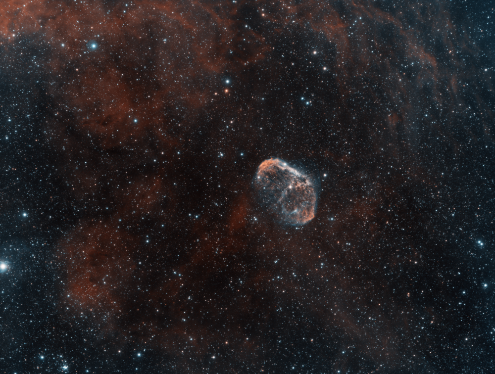 NGC 6888 Ha+OIII bicolor