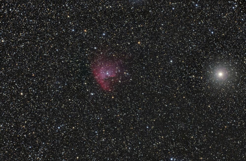 NGC 457 Туманность Пакман