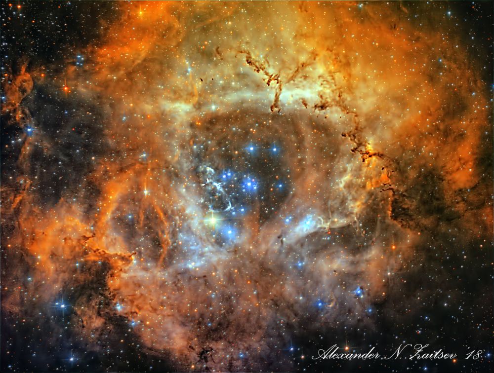 The New revision of NGC2237/Sh2-275 (The Rosette Nebula) in HaRGB