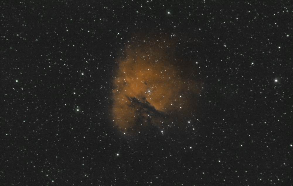 Туманность Пакман в биколоре (NGC281)