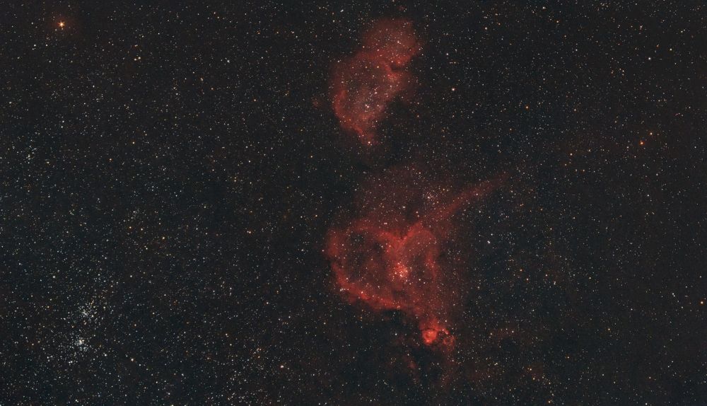 NGC 869, NGC 884, IC1805, IC1848