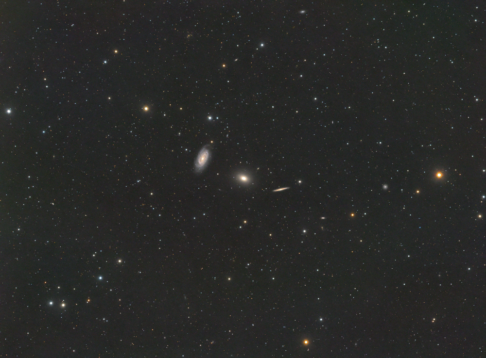 NGC5982 and Trio in Dra