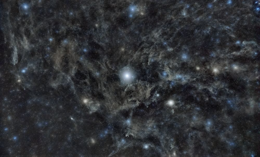 Polar star  Газо-пылевые скопления вокруг полярной звезды 