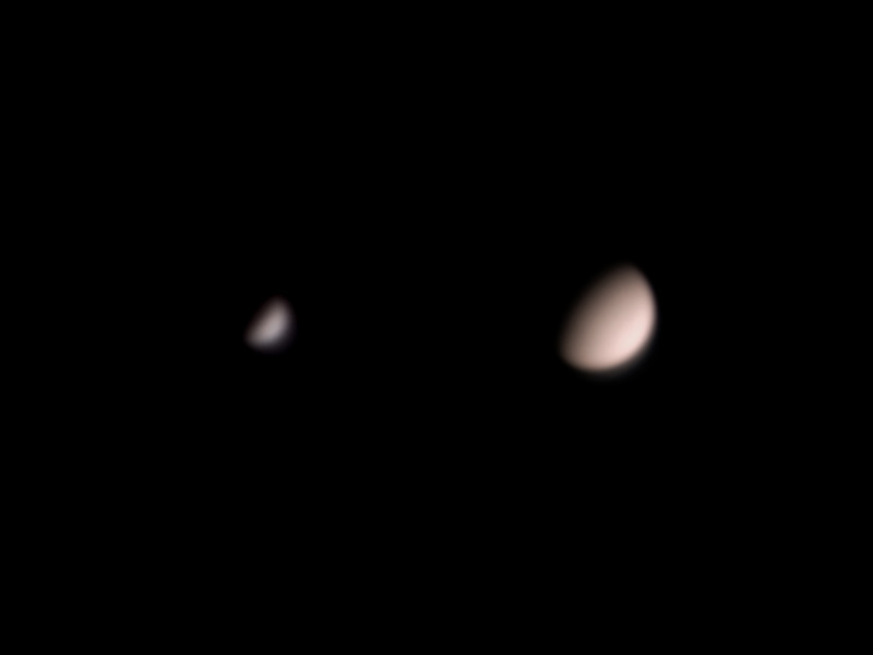 Меркурий и Венера Коллаж