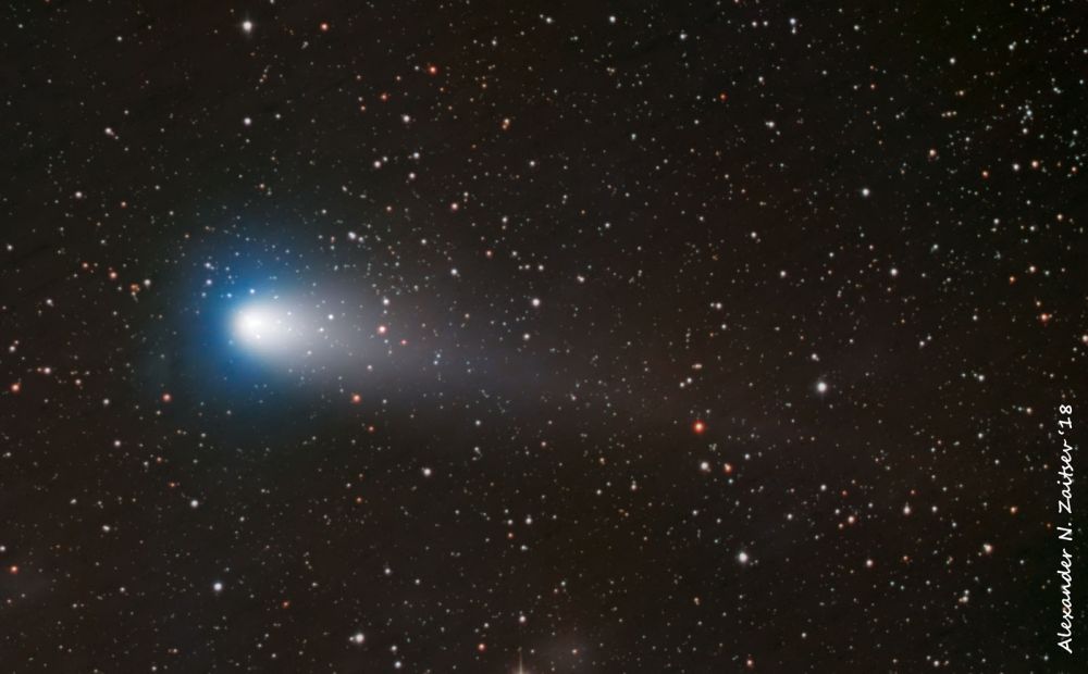 Комета 21P Giacobini-Zinner в фильтрах LRGB 2018/08/17