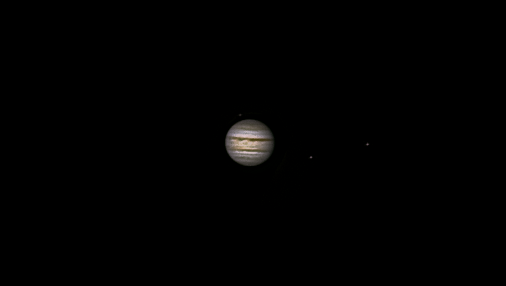 Юпитер и его спутники: Каллисто, Европа и Ио от 09.07.2022 