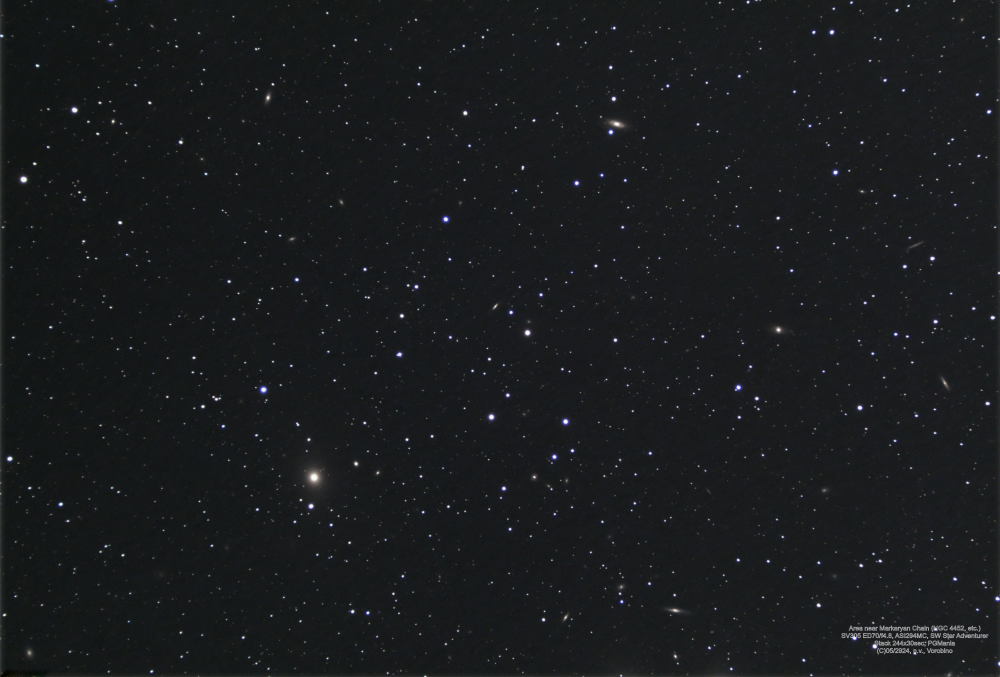Near Markaryan chain (NGC 4452)