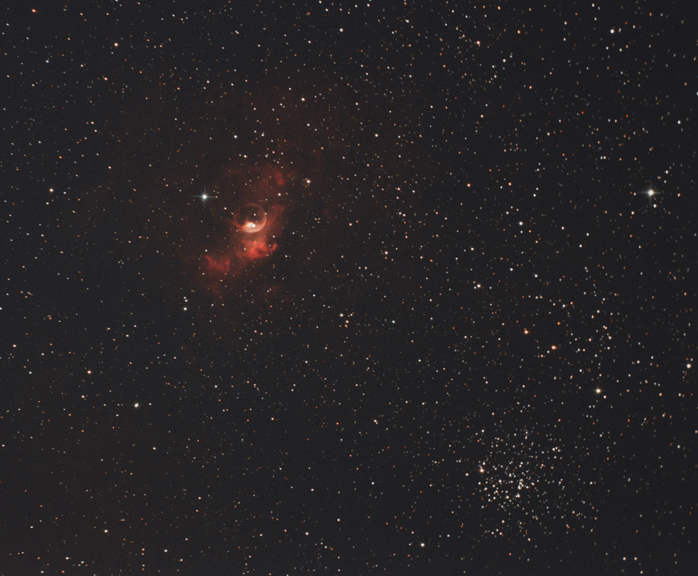 NGC 7635 и М52