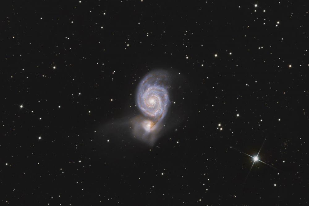 M 51 Галактика "Водоворот"