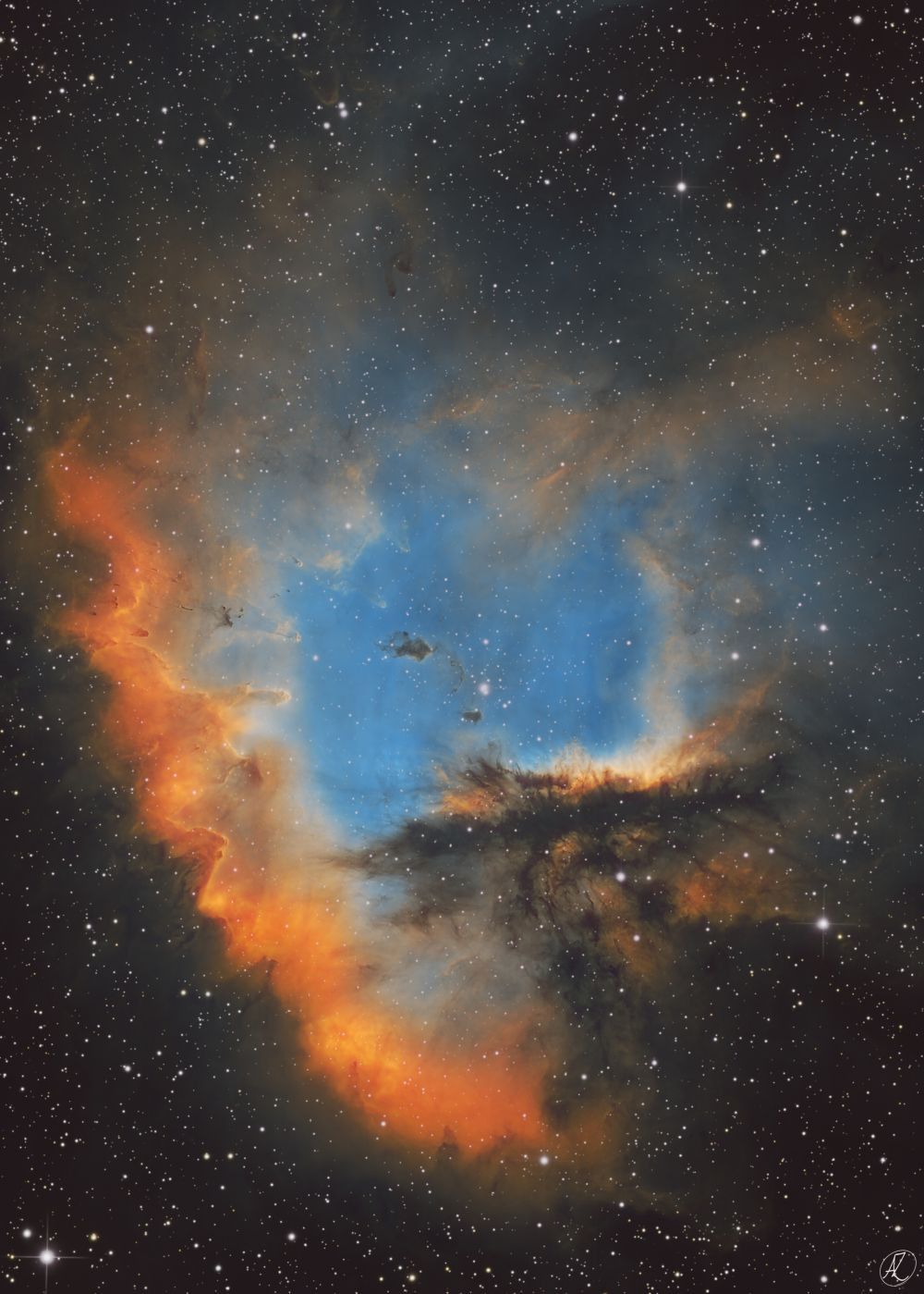 Sh2-184 (IC1590, Pacman)