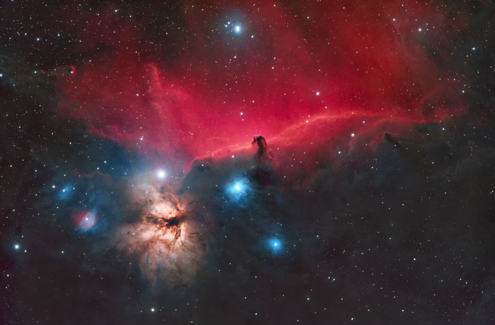 Horsehead + Flame - Astrophotography