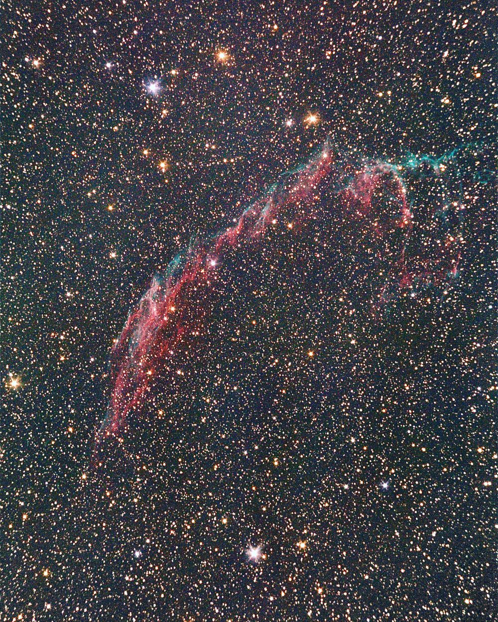 NGC6992. Восточная туманность Вуаль . 