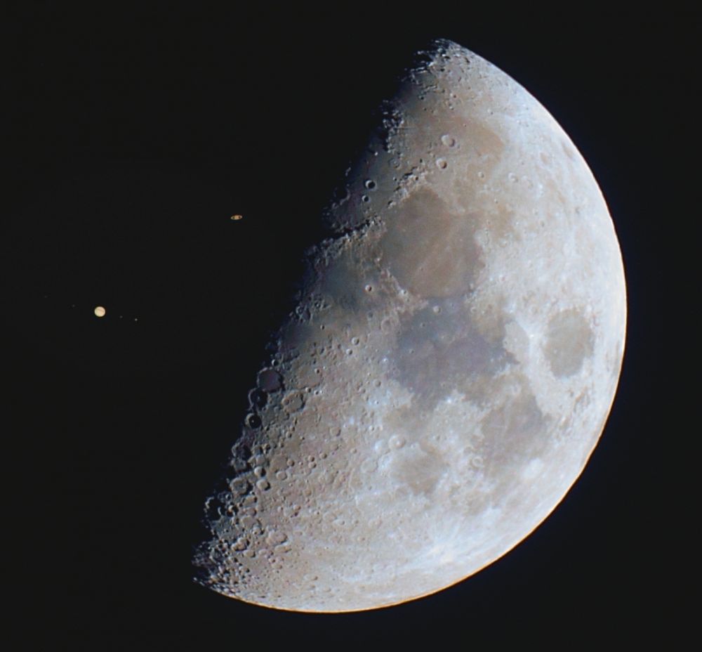Jupiter & Saturn & Moon 22.12.2020