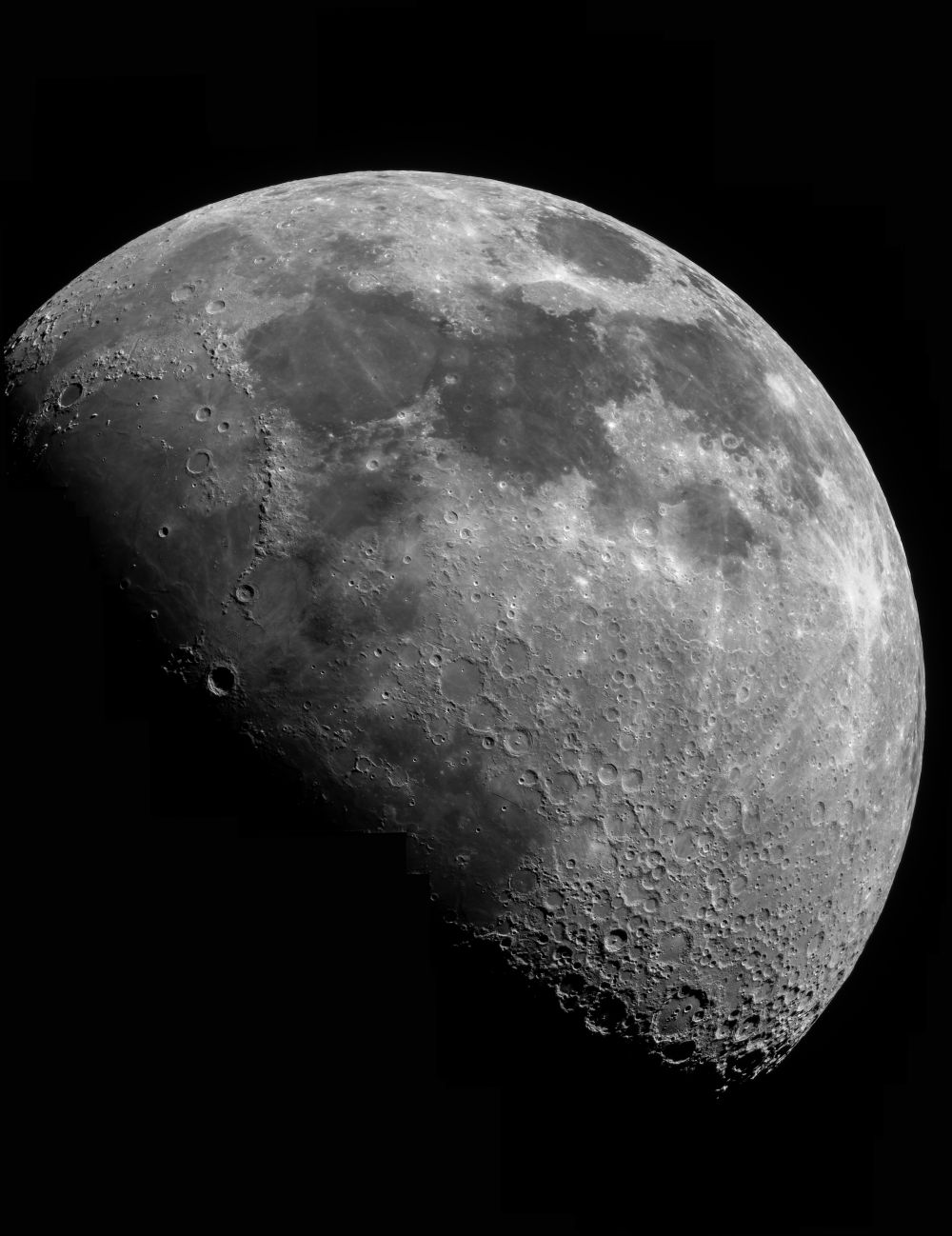 Панорама Луны 21 апреля 2021 года