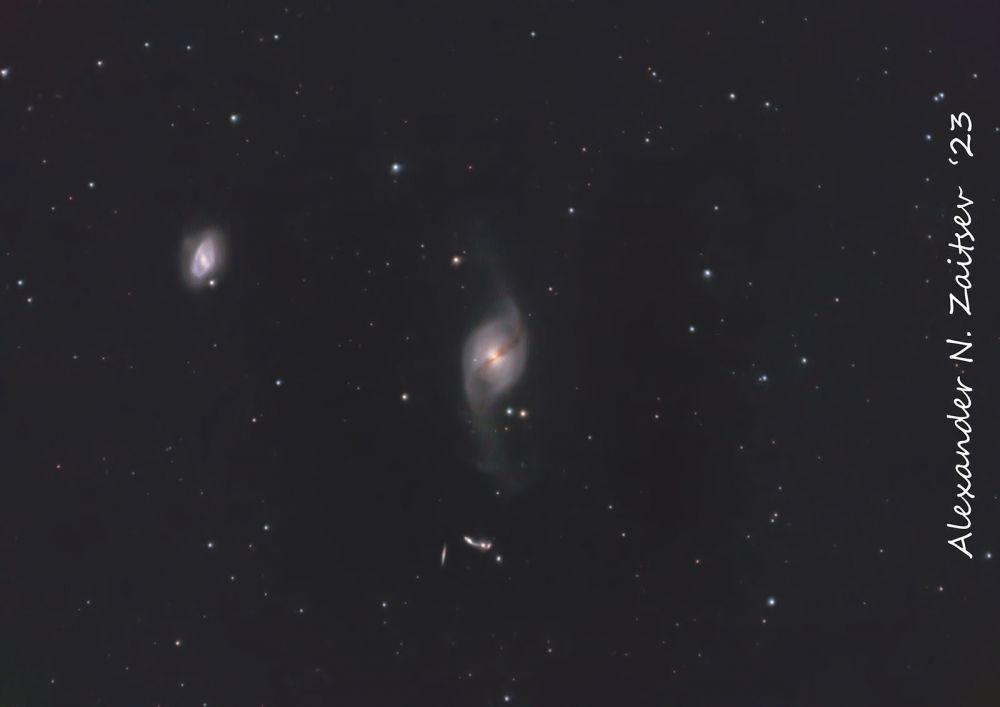 NGC 3718 (UGC 6524, 1129+5320) и NGC 3729 в LRGB