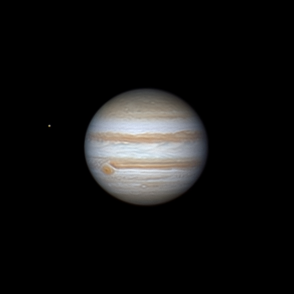 Юпитер и спутник Ио 07.09.23