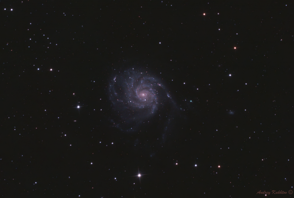 Галактика Вертушка (М101) 16.02.2024