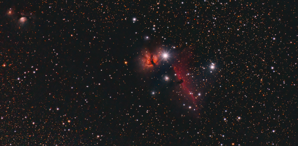 Туманности Пламя(NGC2024), Конская голова(IC434) и М78