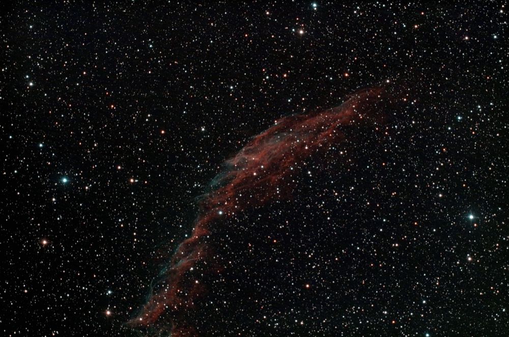 NGC6992 в созвездии Лебедя