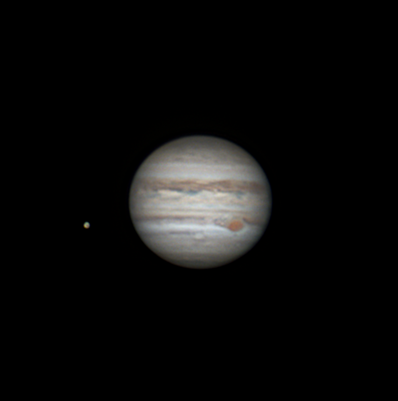 Юпитер и Ганимед 07.07.2020