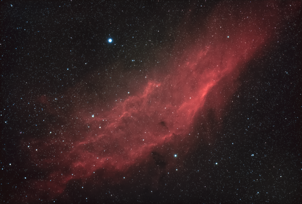NGC 1499. Туманность Калифорния.
