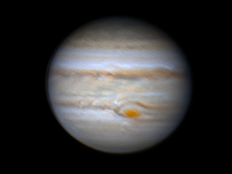 Юпитера и БКП. Высота 30 градусов. 10.08.2022
