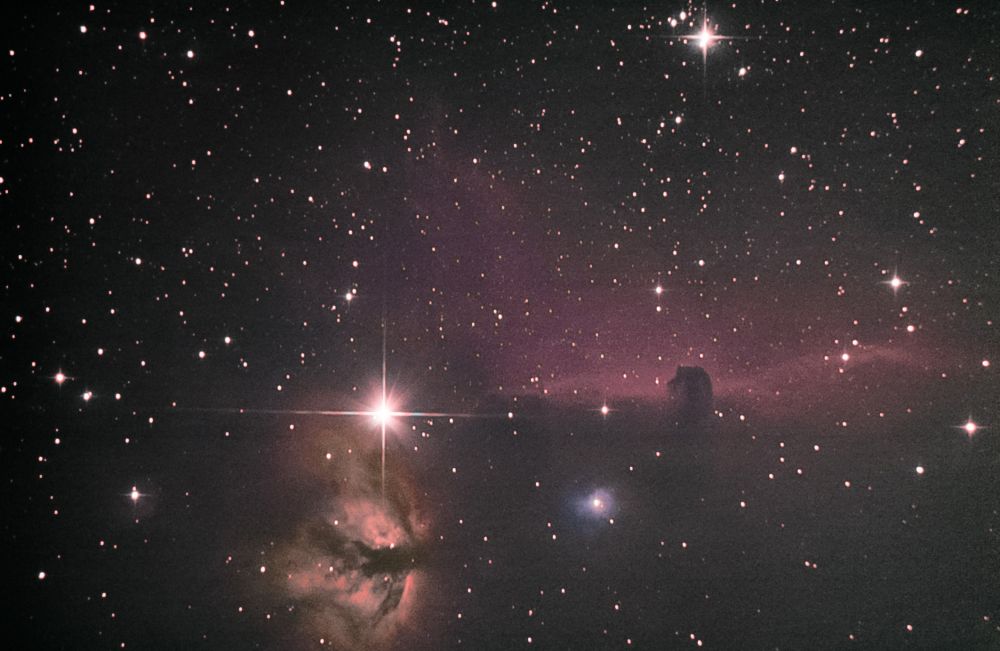 Конская Голова IC 434, Пламя NGC 2024, NGC 2023 