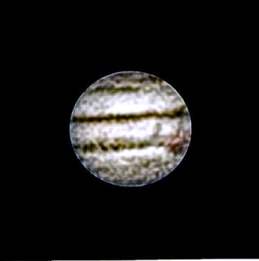 Юпитер через Мицар Тал-1 с ручным ведением.