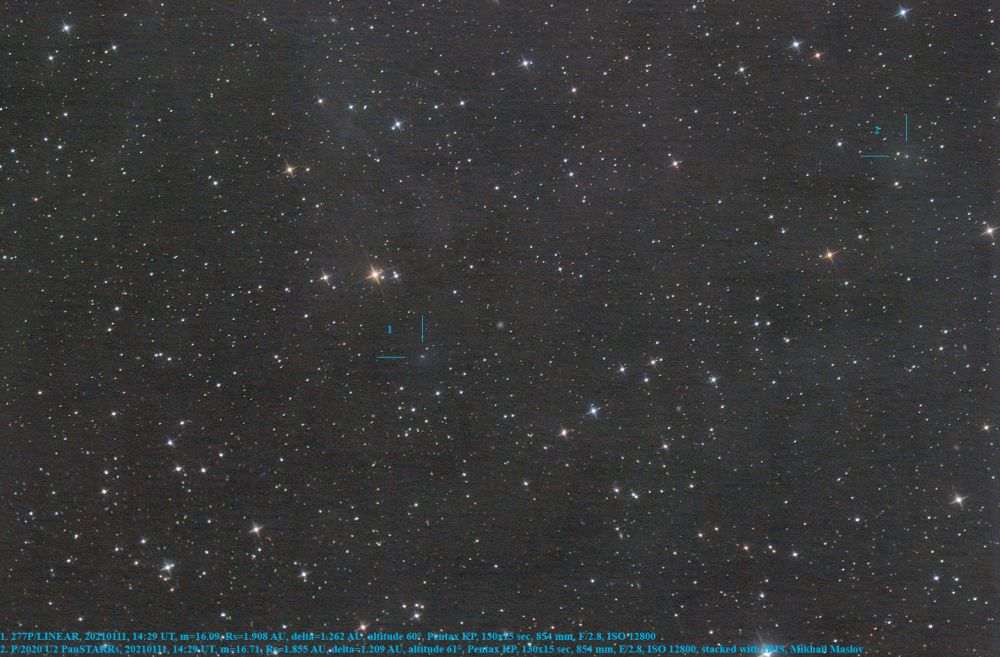 277P/LINEAR and P/2020 U2 PanSTARRs