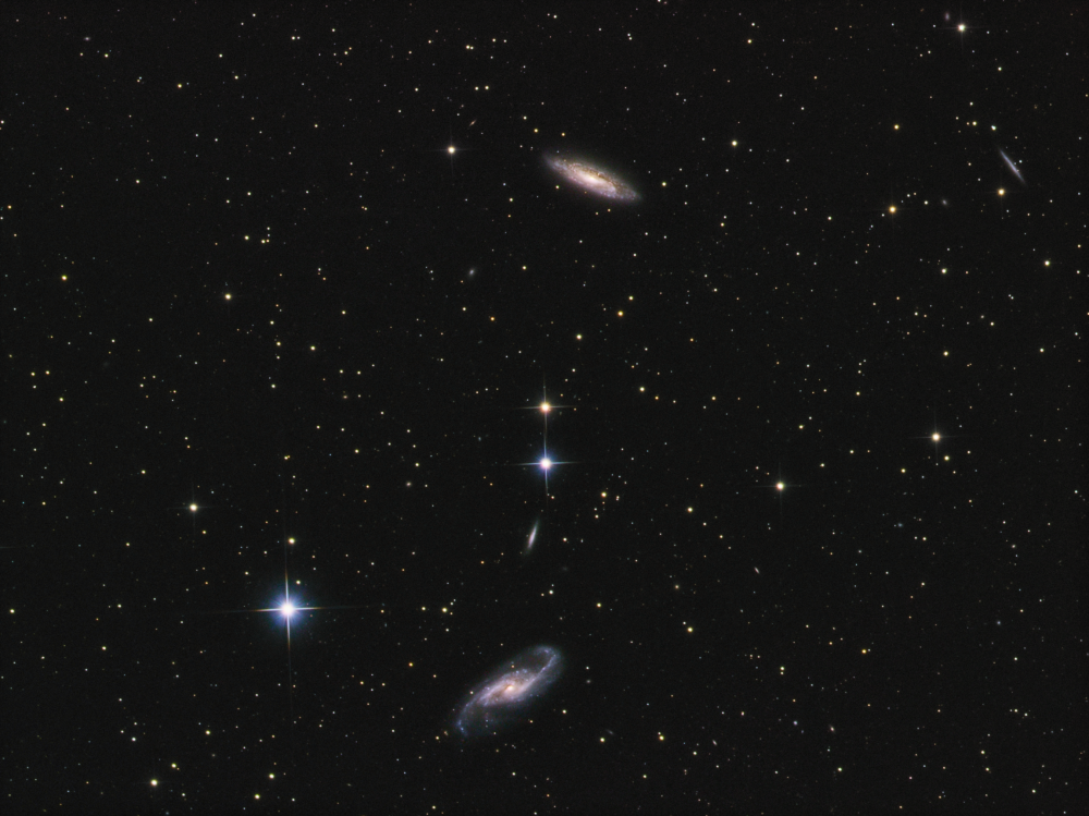 NGC 4527, 4533,4536 in Virgo LRGB