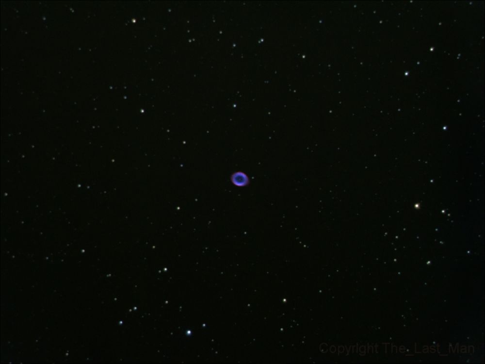 M57 with 114mm Newton and ZWO 120 MC.