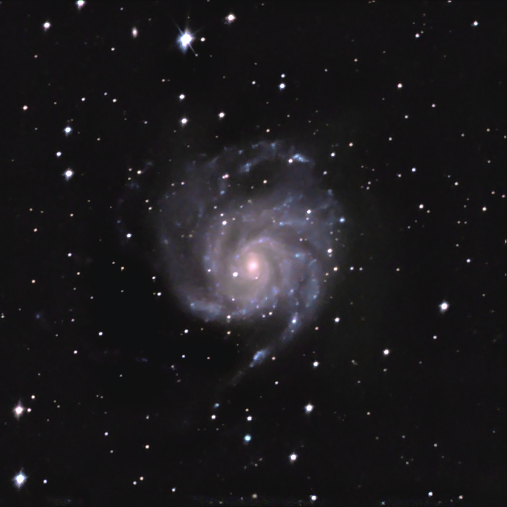 Галактика Вертушка — спиральная галактика в созвездии Большая Медведица. 22-23.04.2023