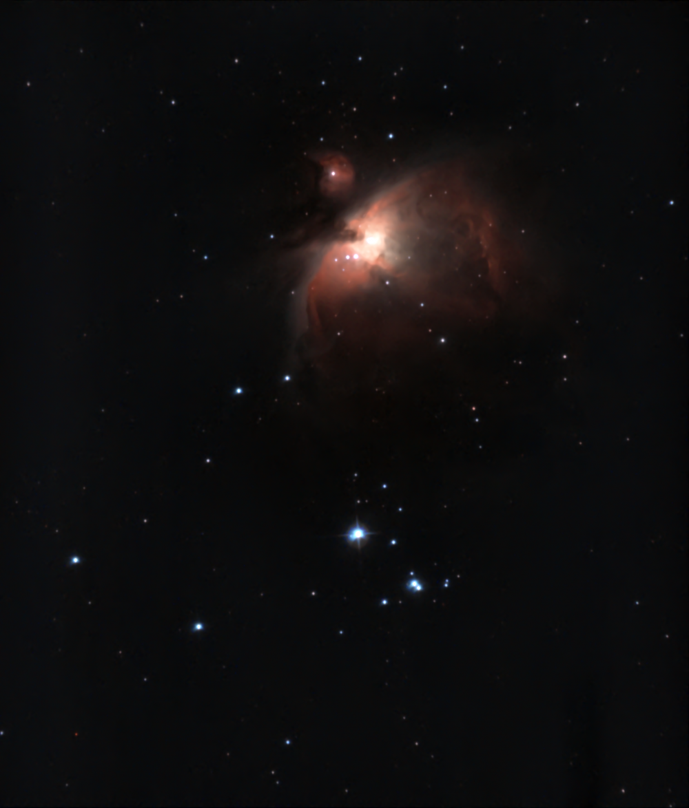 Большая туманность Ориона. 06.01.2023