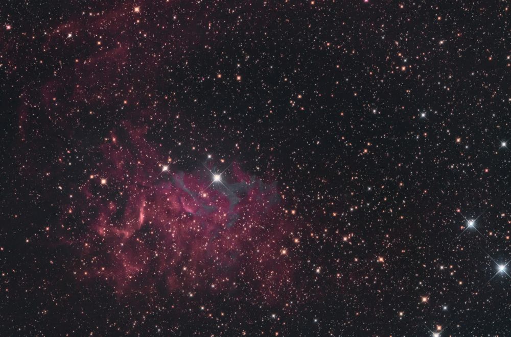 IC405 Flaming Star Nebula 