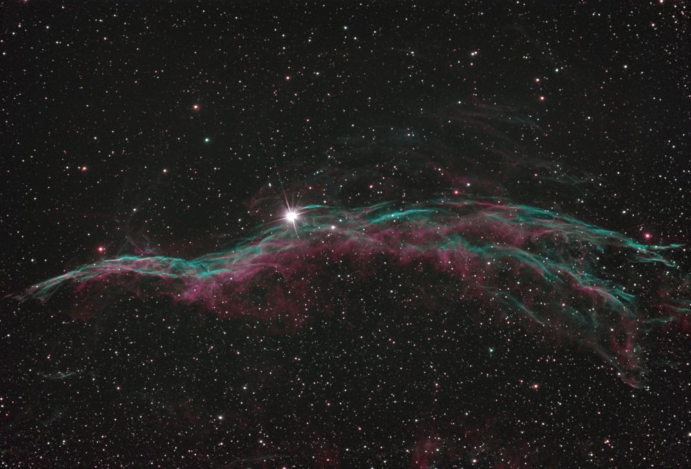NGC 6960. Волокнистая туманность Вуаль