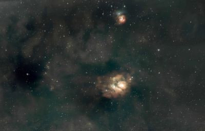 M8 Lagoon and M20 Trifid - Astrophotography