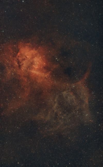SH 2-132 (The Lion Nebula) туманность Лев