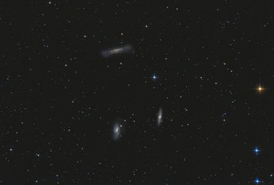 Leo Triplet - M65, M66, NGC3628