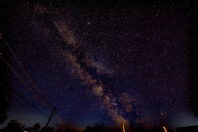 Milky way in Lugansk - Astrophotography
