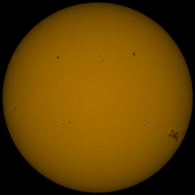 Солнце в континууме 12.05