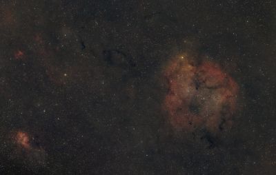 IC1396 и SH 2-132 Лев тянет Слона за хобот