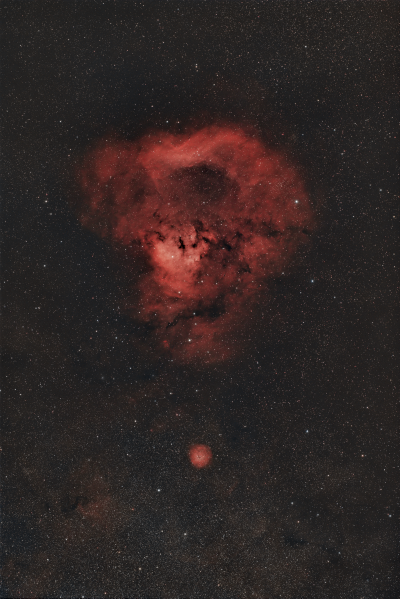 NGC 7822 The Cosmic Question Mark