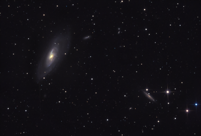 M106 &amp; NGC 4217 - астрофотография