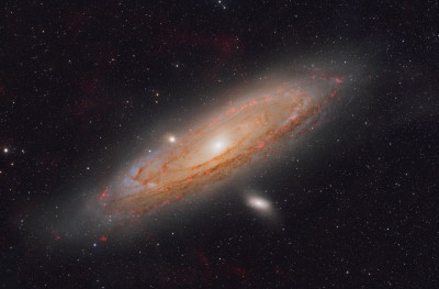 LRGBHa M31 Галактика Андромеды (the Andromeda Galaxy)