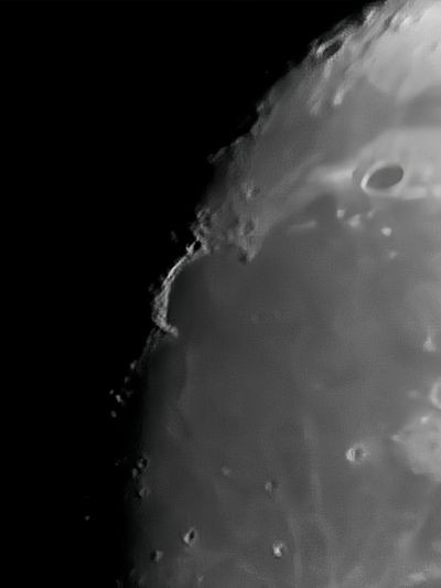 Relief of the moon